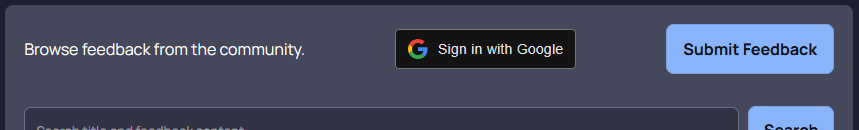 Google sign in button